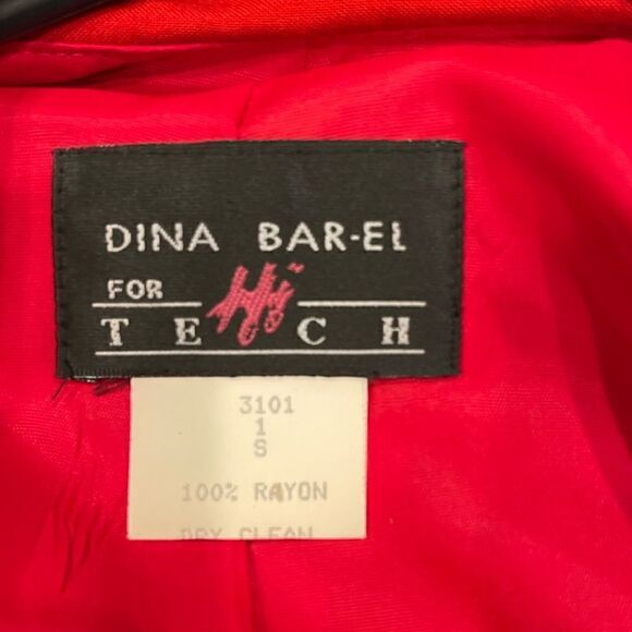 Dina Barel For Hi Tech Vintage Jacket and Matching Rayon Pants Set.Size S - Picture 11 of 16